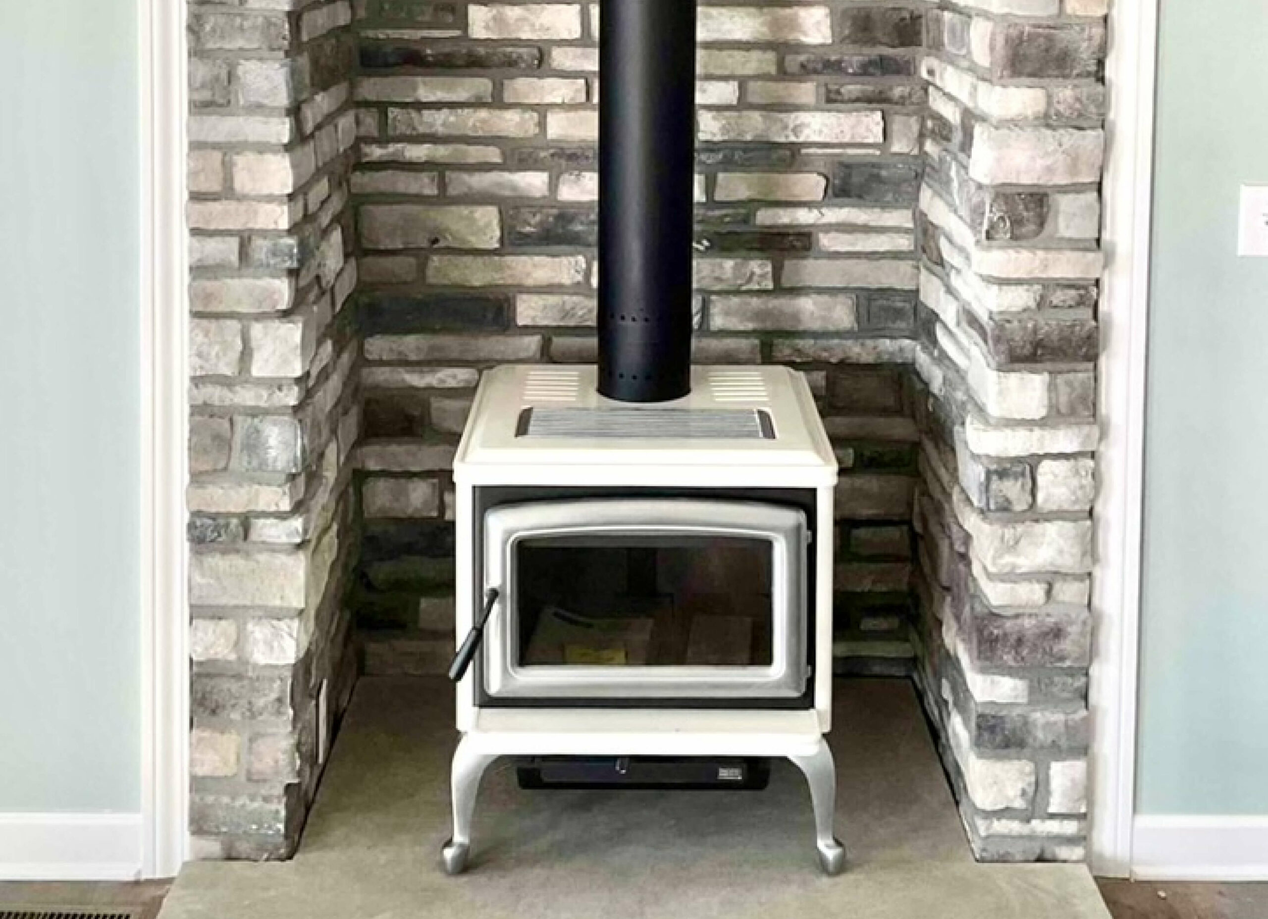 Free standing Stove Install ft